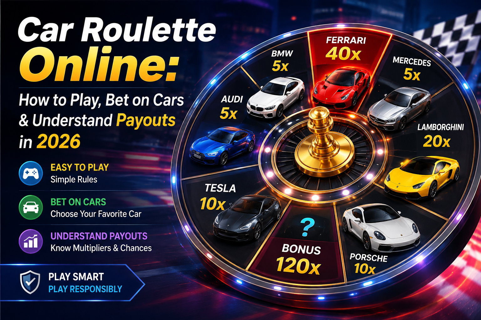 Car Roulette Online: How to Play, Bet on Cars & Understand Payouts in 2026