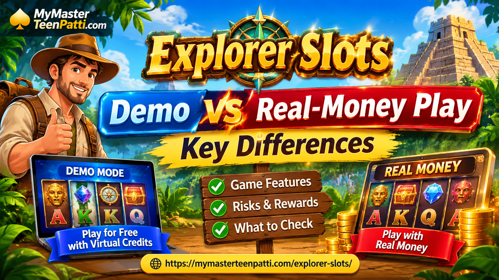 Explorer Slots_ Demo vs Real-Money Play