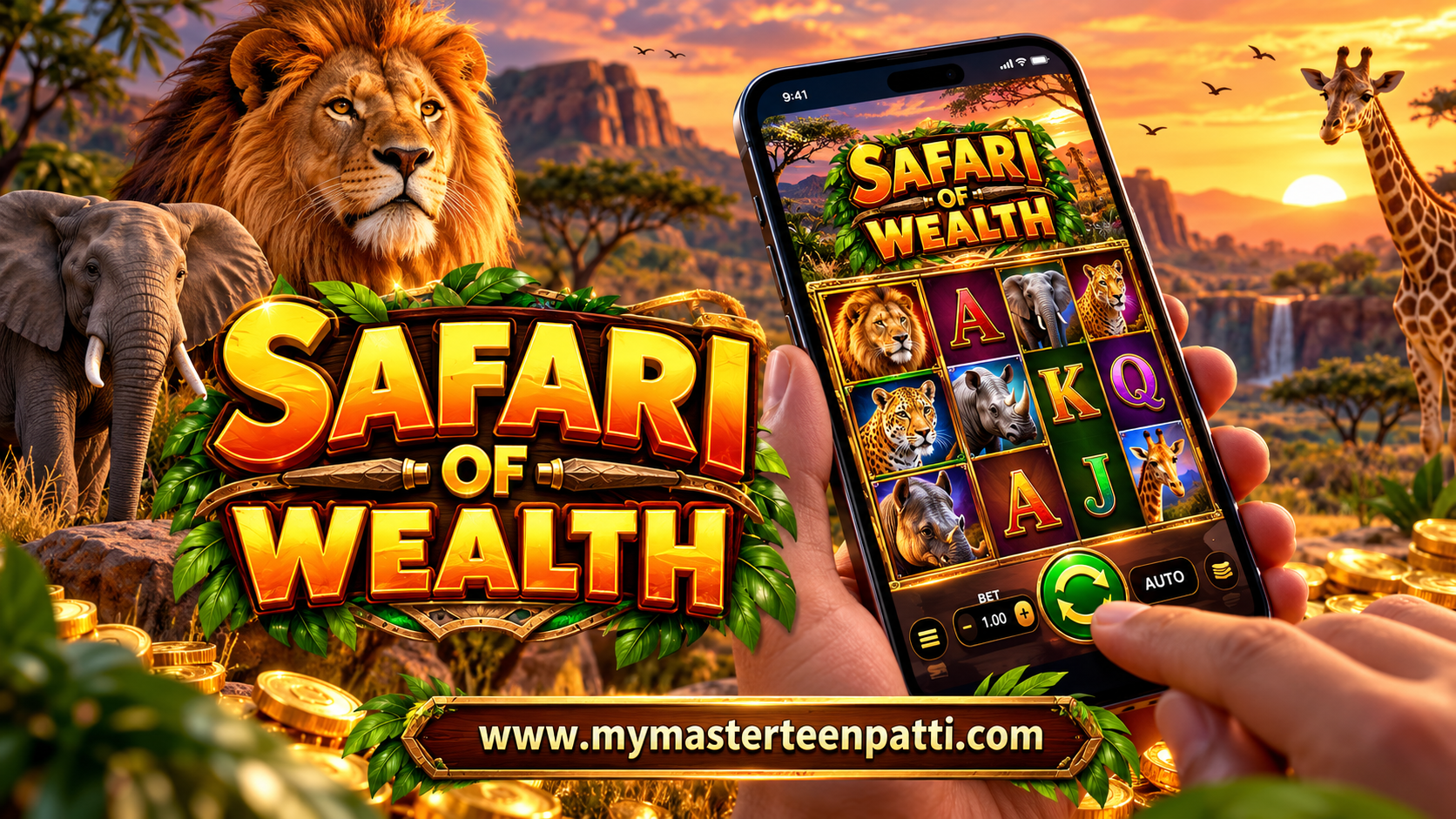 Safari of Wealth Mobile Gameplay