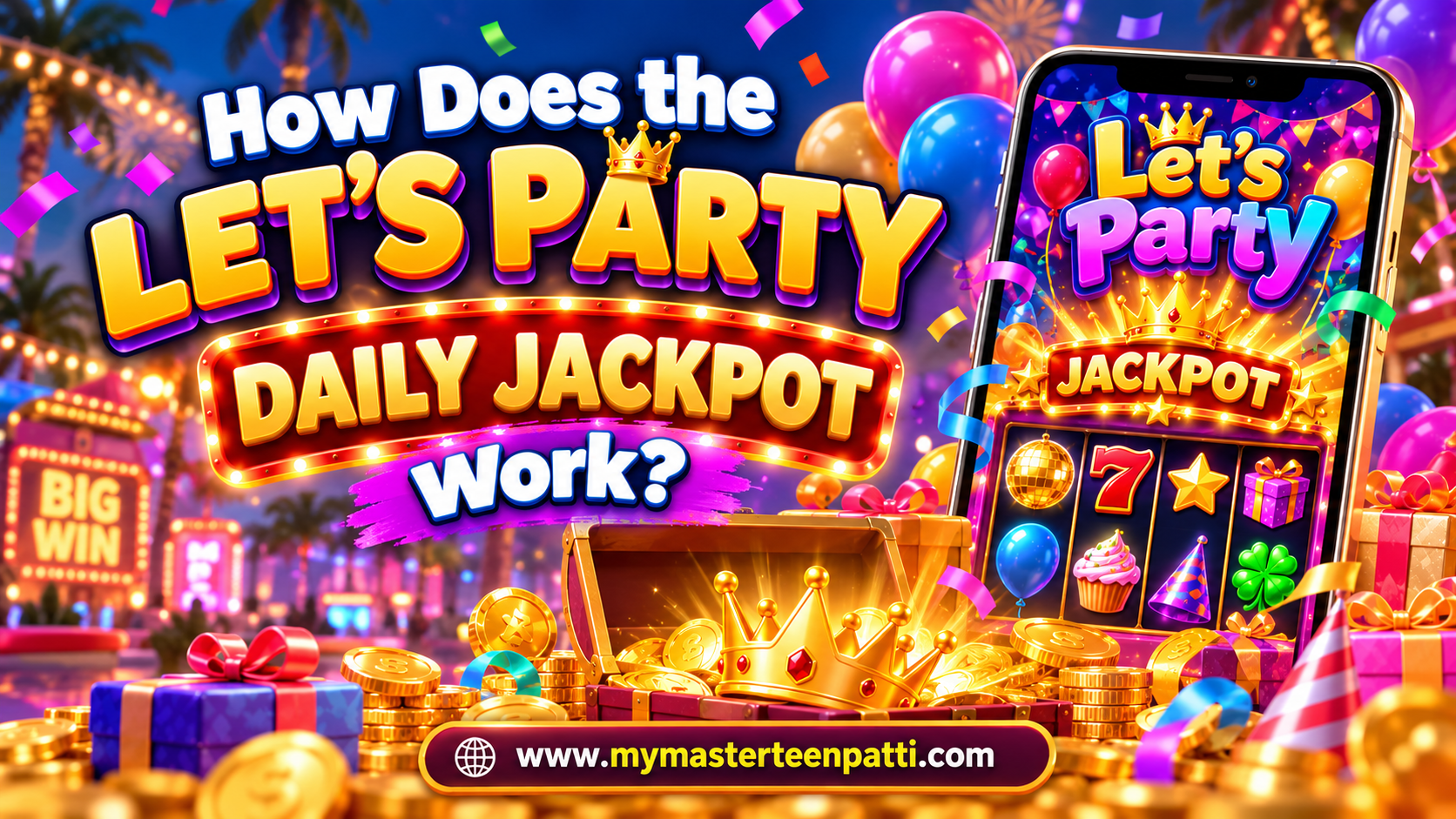 How Does the Let's Party Daily Jackpot Work